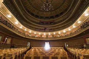 Guanajuato Prints: Theater Teatro Juarez famous for its architectural mixtures in Guanajuato