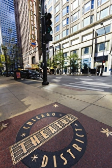 Theatre District Prints: Theatre District, Chicago, Illinois, United States of America, North America