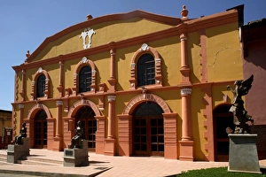 Ochre Prints: Theatre, Leon, Nicaragua, Central America