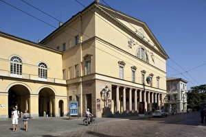 Entertainment Venue Prints: Theatre Regio, Parma, Emilia Romagna, Italy, Europe