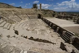 Images Dated 24th March 2008: Theatre, Roman ruin of Bulla Regia, Tunisia, North Africa, Africa