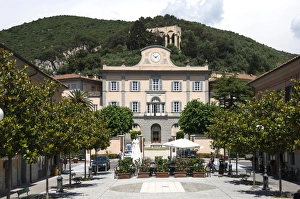 Thermal Spring Prints: The Thermal Spring building, S. Siuliano Terme, Tuscany, Italy, Europe