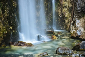 Motion Blur Prints: Theth Waterfall, Theth, The Accursed Mountains, Albania, Europe