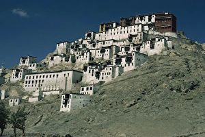 Thikse Prints: Thikse Gompa, Ladakh, India, Asia