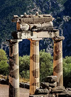 Ancient Greece Prints: Tholos of Delphi, detailed view
