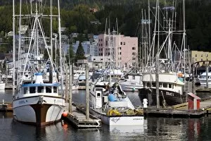 Images Dated 23rd May 2010: Thomas Basin Boat Harbor in Ketchikan, Southeast Alaska, United States of America