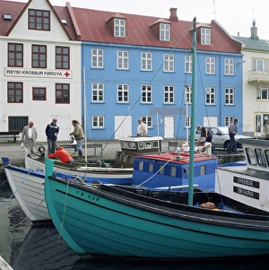 Faroe Prints: Thorshavn, Stremoy, Faroe Islands, Denmark, Atlantic, Europe