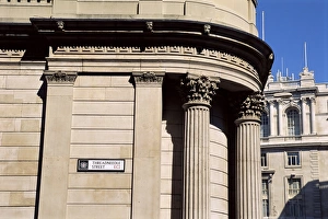 Street Sign Prints: Threadneedle Street, City of London, London, England, United Kingdom, Europe