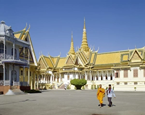Throne Hall, Royal Palace, Phnom Penh, Cambodia, Indochina, Southeast Asia, Asia