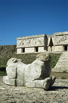 Governors Palace Prints: Throne of the Jaguar and Governors Palace at Uxmal