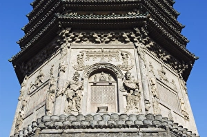 Images Dated 4th December 2007: Tianningsi temple pagoda, Beijing, China, Asia