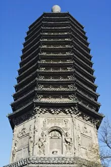 Images Dated 4th December 2007: Tianningsi temple pagoda, Beijing, China, Asia