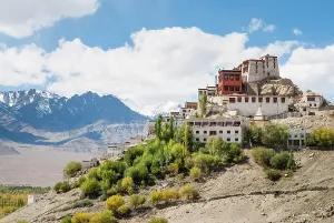 Hilltop Prints: Tibetan Buddhist Thikse Monastery