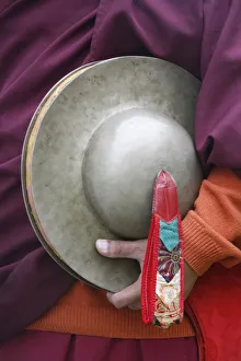Images Dated 28th September 2009: Tibetan gong, Paris, Ile de France, France, Europe