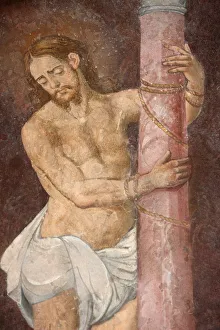 Madrid Prints: Tied Christ, San Jeronimos church, Madrid, Spain, Europe