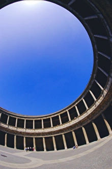 Tier Prints: Two tiered circular courtyard