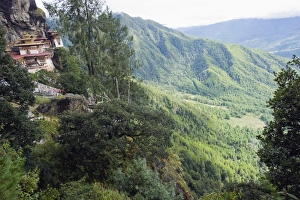 Tigers Nest (Taktsang Goemba), above Paro Valley, Bhutan, Asia Tigers Nest (Taktsang Goemba), above Paro Valley, Bhutan, Asia