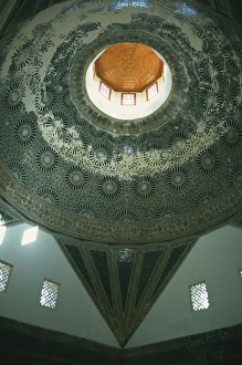 Tile Work Prints: Tile and ceramic museum, Great Kaatay Seminary, Konya, Anatolia, Turkey