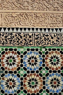 Moroccan Gallery: Tile and stucco decoration