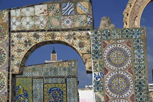 Tiled ruins of the Terrace du Palais d Orient
