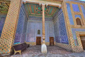 Mosaics Prints: Tiled Walls, Painted Ceiling, The Emir's Wives Quarters