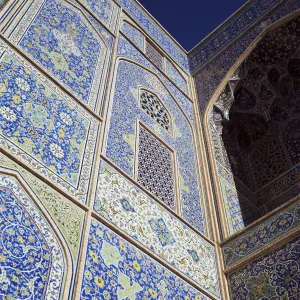 Persia Prints: Detail of tilework