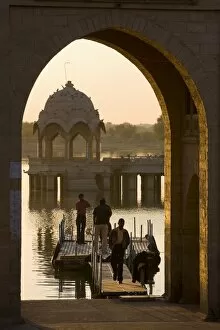 Tilon-ki-Pol, Gadi Sagar, Jaisalmer, Western Rajasthan, India, Asia