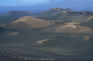 Timanfaya National Park (Fire Mountains), Lanzarote, Canary Islands, Spain, Europe