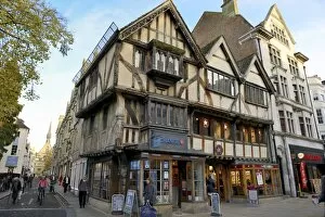 Timbered Collection: Timber-framed house on Corn Market Street, Oxford, Oxfordshire, England, United Kingdom, Europe