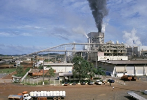 Factories Prints: Timber mill, Jari project on Jari River, Brazil, South America