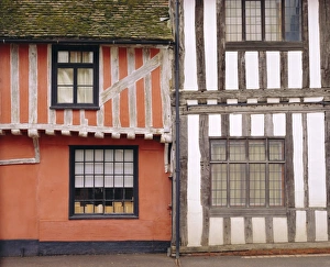 Terra Cotta Prints: Timbered buildings, Lavenham, Suffolk, England