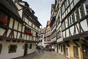 Timbered Collection: Timbered houses in the quarter of La Petite France, UNESCO World Heritage Site, Strasbourg