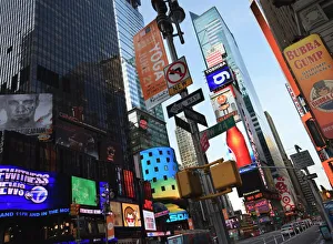 Front Prints: Times Square, Manhattan, New York City, New York, United States of America, North America