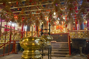 Taoist Prints: Tin Hau temple, Causeway Bay, Hong Kong, China, Asia