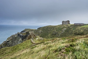 Tintagel Castle on Tintagel Island, Cornwall, England, United Kingdom, Europe