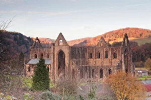 12th Century Gallery: Tintern Abbey, founded by Walter de Clare, Lord of Chepstow, in 1131, Tintern, Monmouthshire