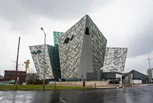 Lamp Post Prints: Titanic Museum, Belfast, Ulster, Northern Ireland, United Kingdom, Europe