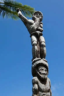 Tjibaou cultural center in Noumea, New Caledonia, Melanesia, South Pacific, Pacific