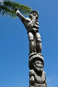Images Dated 7th September 2008: Tjibaou cultural center in Noumea, New Caledonia, Melanesia, South Pacific, Pacific