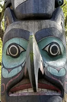 Images Dated 26th April 2006: Tlingit Totem, Pioneer Square, Seattle, Washington State, United States of America