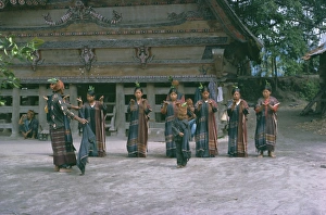 Lake Toba Prints: Toba Batak dancers