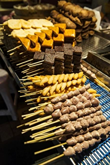 Taipei Prints: Tofu for sale, Shilin Night Market, Taipei, Taiwan, Asia