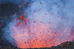 Volcanic Activity Prints: Tolbachik volcano, Kamchatka, Russia, Eurasia