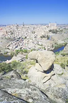 New Castile Prints: Toledo cityscape, Toledo, UNESCO World Heritage Site, Castilla La Mancha, Spain, Europe