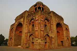 Delhi Prints: Tomb of Abdul Rahim Khan-I-Khanan, Delhi, India, Asia