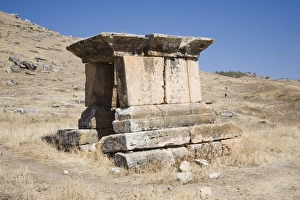 Hierapolis Prints: Tomb, archaeological site of Hierapolis