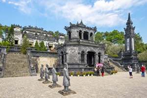 Place Of Burial Prints: Tomb of Khai Dinh (Lang Khai Dinh), Huong Thuy District, Thua Thien-Hue Province
