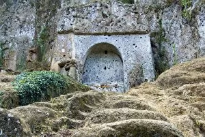 The Tomb of the Mermaid, The Sopraripa Necropolis, Etruscan Necropolis of Sovana