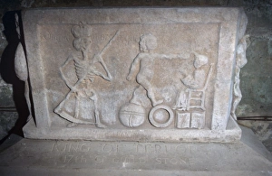 Mid Lothian Prints: Tomb in Sacristy