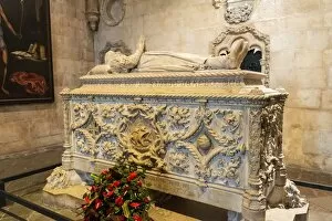 Grave Collection: Tomb of Vasco da Gama, Santa Maria Church, Mosteiro dos Jeronimos (Monastery of the Hieronymites)